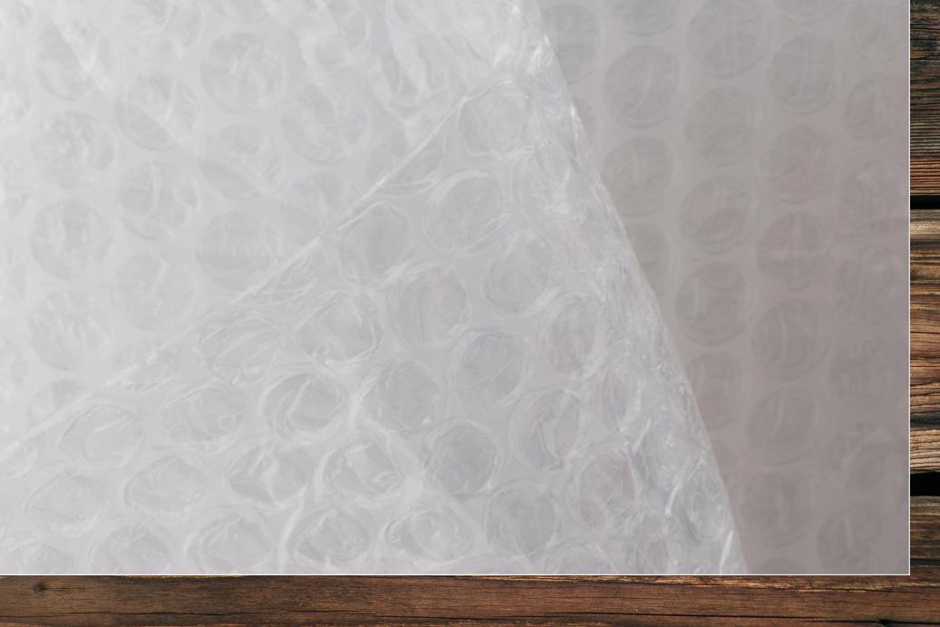 Polstermaterial Luftpolsterfolie 0,5x50 m 2-lagig Transparent 60 my